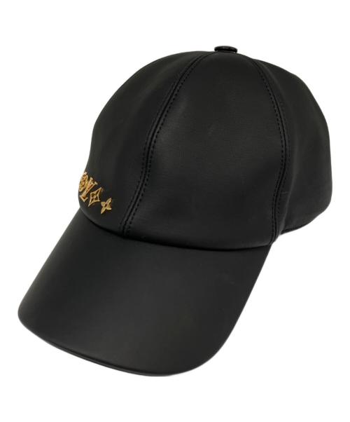 LOUIS VUITTON（ルイ ヴィトン）LOUIS VUITTON (ルイ ヴィトン) LVフラワーシグネチャークルーザーキャップ ブラックの古着・服飾アイテム
