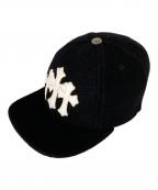 CHROME HEARTSクロムハーツ）の古着「3クロスウールキャップ」｜ブラック