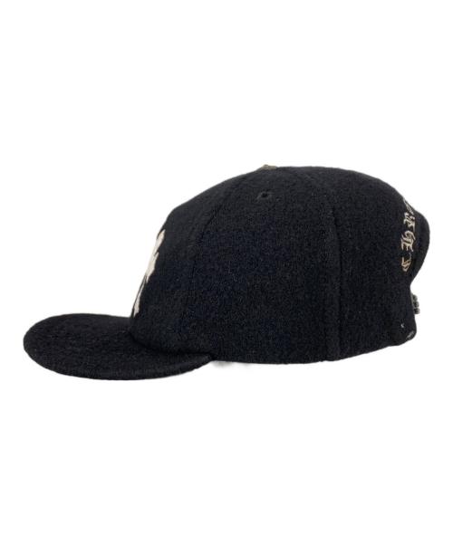 CHROME HEARTS（クロムハーツ）CHROME HEARTS (クロムハーツ) 3クロスウールキャップ ブラック サイズ:-の古着・服飾アイテム