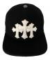 CHROME HEARTS (クロムハーツ) 3クロスウールキャップ ブラック サイズ:-：130000円