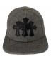 CHROME HEARTS (クロムハーツ) 3クロスウールキャップ グレー サイズ:-：130000円