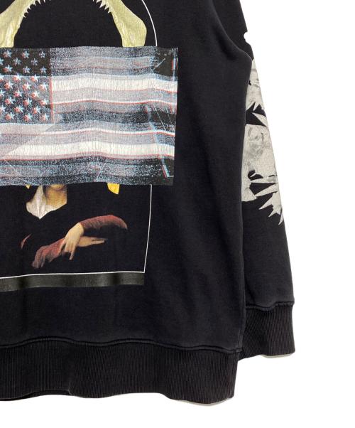 GIVENCHY（ジバンシィ）GIVENCHY (ジバンシィ) プリントスウェット ブラック サイズ:Sの古着・服飾アイテム