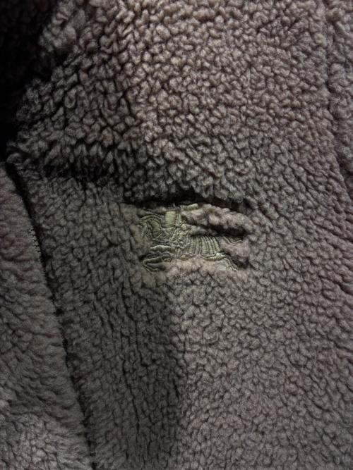 BURBERRY（バーバリー）BURBERRY (バーバリー) ホースロゴボアコート ブラウン サイズ:36の古着・服飾アイテム