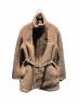 BURBERRY（バーバリー）の古着「ホースロゴボアコート」｜ブラウン