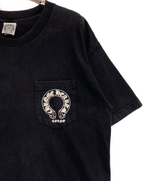 CHROME HEARTS（クロムハーツ）CHROME HEARTS (クロムハーツ) ポケットTシャツ ブラック サイズ:Lの古着・服飾アイテム