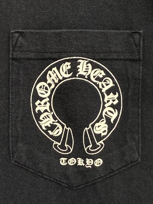 CHROME HEARTS（クロムハーツ）CHROME HEARTS (クロムハーツ) ポケットTシャツ ブラック サイズ:Lの古着・服飾アイテム