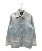 CHANELシャネル）の古着「24AW P78 ツイード ココボタン ウォッシュド デニムカバーオール」｜インディゴ