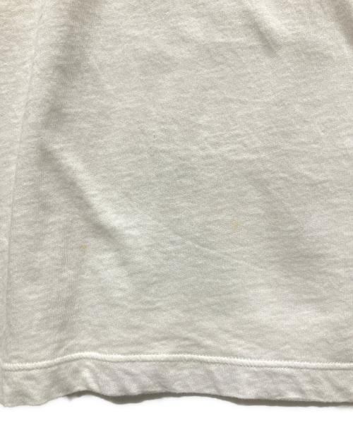 GUCCI（グッチ）GUCCI (グッチ) ダメージ加工ロゴTシャツ ホワイト サイズ:XSの古着・服飾アイテム