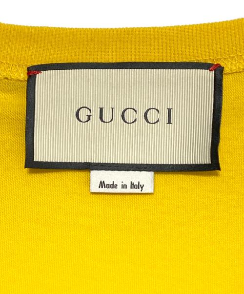 GUCCI（グッチ）GUCCI (グッチ) Coco Capitan (ココキャピタン) ロゴTシャツ イエロー サイズ:XLの古着・服飾アイテム