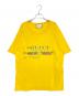 GUCCI（グッチ）の古着「ロゴTシャツ」｜イエロー