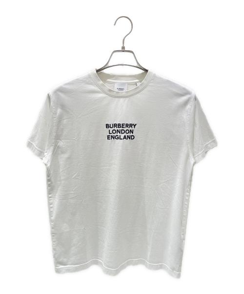 BURBERRY（バーバリー）BURBERRY (バーバリー) ロゴ エンブロイダリー Tシャツ ホワイト サイズ:XSの古着・服飾アイテム