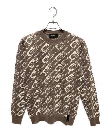 中古・古着通販】FENDI (フェンディ) O'Lock-Intarsia Wool Sweater