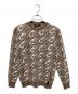 FENDI（フェンディ）の古着「O’Lock-Intarsia Wool Sweater/オーロックニット」｜ブラウン