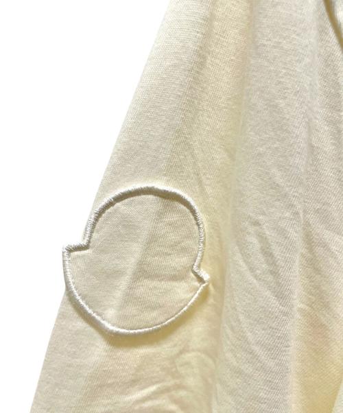 MONCLER（モンクレール）MONCLER (モンクレール) カレッジロゴTシャツ ベージュ サイズ:Sの古着・服飾アイテム