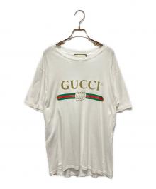 GUCCI（グッチ）の古着「ロゴTシャツ」｜ホワイト
