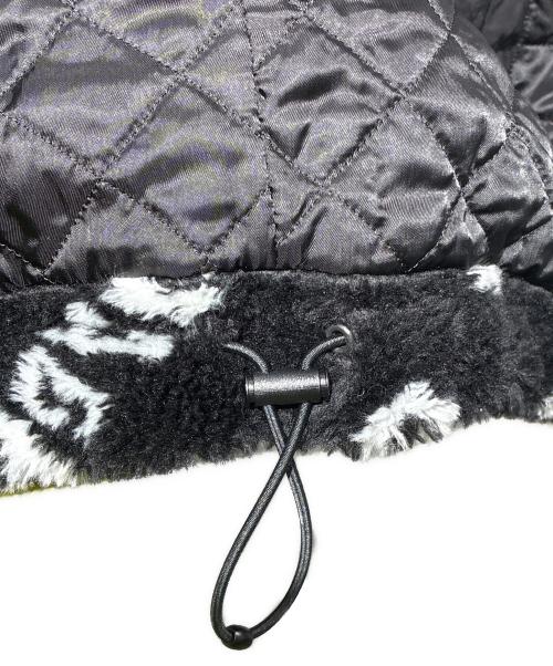 BALENCIAGA（バレンシアガ）BALENCIAGA (バレンシアガ) オールオーバーロゴフリースジャケット ブラック サイズ:34の古着・服飾アイテム