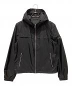 PRADAプラダ）の古着「Triangle Plate Nylon Hood Jacket」｜ブラック