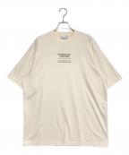 BALENCIAGAバレンシアガ）の古着「ロゴTシャツ」｜ベージュ