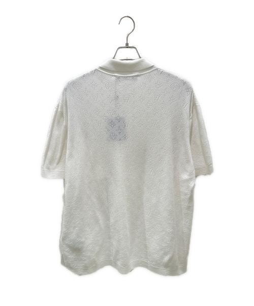 LOUIS VUITTON（ルイ ヴィトン）LOUIS VUITTON (ルイ ヴィトン) モノグラムポインテルニットシャツ ホワイト サイズ:XL 未使用品の古着・服飾アイテム