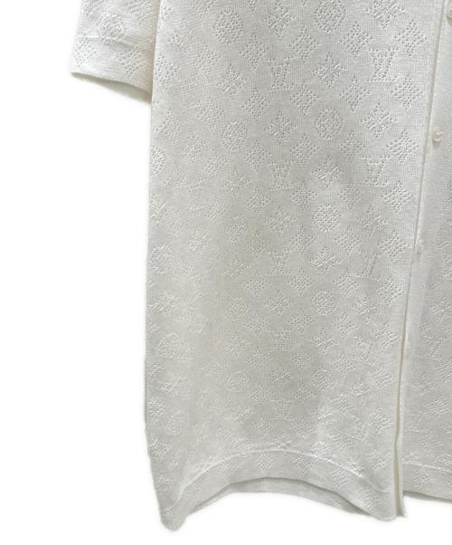 LOUIS VUITTON（ルイ ヴィトン）LOUIS VUITTON (ルイ ヴィトン) モノグラムポインテルニットシャツ ホワイト サイズ:XL 未使用品の古着・服飾アイテム