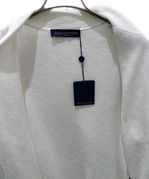 LOUIS VUITTON（ルイ ヴィトン）LOUIS VUITTON (ルイ ヴィトン) モノグラムポインテルニットシャツ ホワイト サイズ:XL 未使用品の古着・服飾アイテム