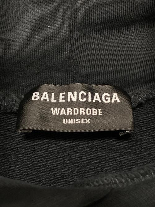 BALENCIAGA（バレンシアガ）BALENCIAGA (バレンシアガ) キャンペーンロゴパーカー ブラック サイズ:XSの古着・服飾アイテム