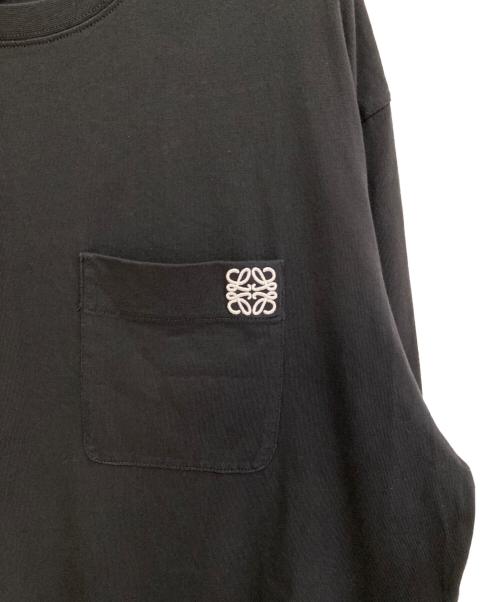 LOEWE（ロエベ）LOEWE (ロエベ) アナグラムロングスリーブTシャツ ブラック サイズ:XLの古着・服飾アイテム