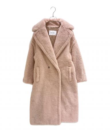 中古・古着通販】MaxMara (マックスマーラ) テディベアコート ピンク