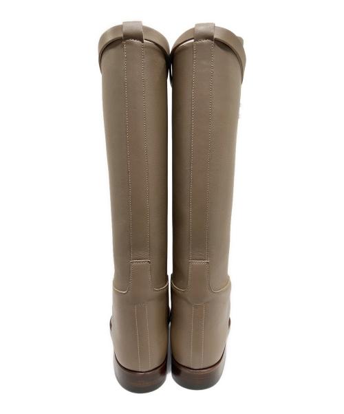 HERMES（エルメス）HERMES (エルメス) ジャンピングブーツ ケリー金具/ジョッキーブーツ ベージュ サイズ:36 1/2の古着・服飾アイテム