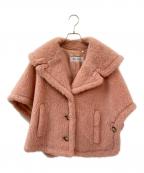 MaxMaraマックスマーラ）の古着「テディベアポンチョ」｜ピンク