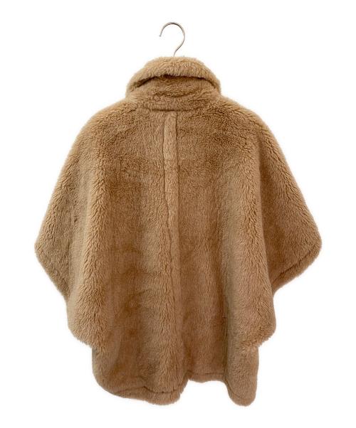 MaxMara（マックスマーラ）MaxMara (マックスマーラ) テディベアポンチョ ブラウン サイズ:165/88の古着・服飾アイテム