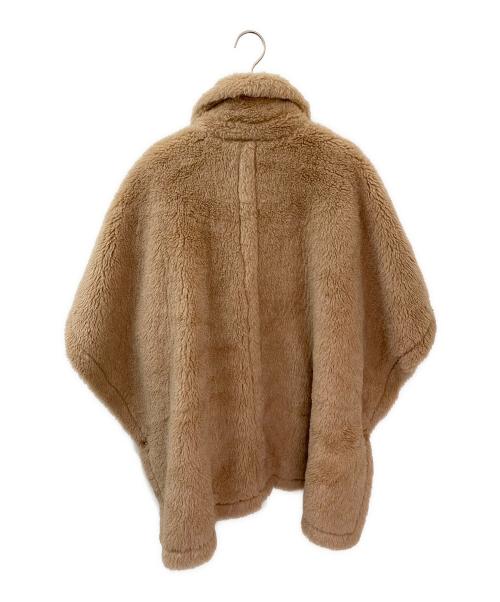 MaxMara（マックスマーラ）MaxMara (マックスマーラ) テディベアポンチョ ブラウン サイズ:165/88の古着・服飾アイテム