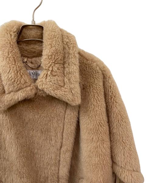 MaxMara（マックスマーラ）MaxMara (マックスマーラ) テディベアポンチョ ブラウン サイズ:165/88の古着・服飾アイテム