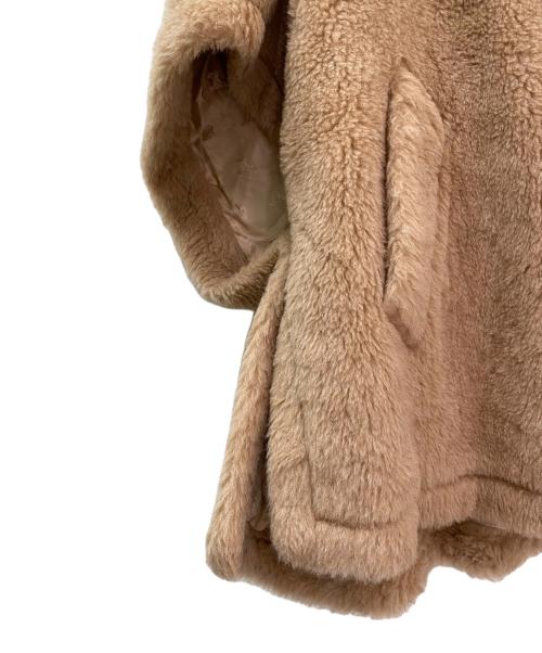 MaxMara（マックスマーラ）MaxMara (マックスマーラ) テディベアポンチョ ブラウン サイズ:165/88の古着・服飾アイテム