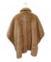 中古・古着 MaxMara (マックスマーラ) テディベアポンチョ ブラウン サイズ:165/88：140000円