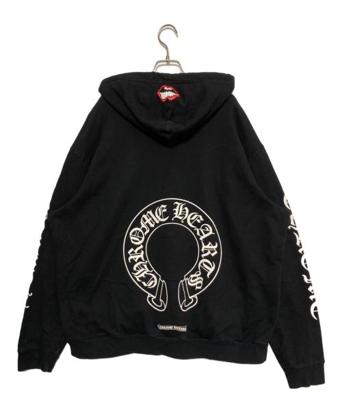 CHROME HEARTS（クロムハーツ）CHROME HEARTS (クロムハーツ) MATTY BOY (マッティー ボーイ) ホースシューチョンパーロゴパーカー ブラック サイズ:XLの古着・服飾アイテム