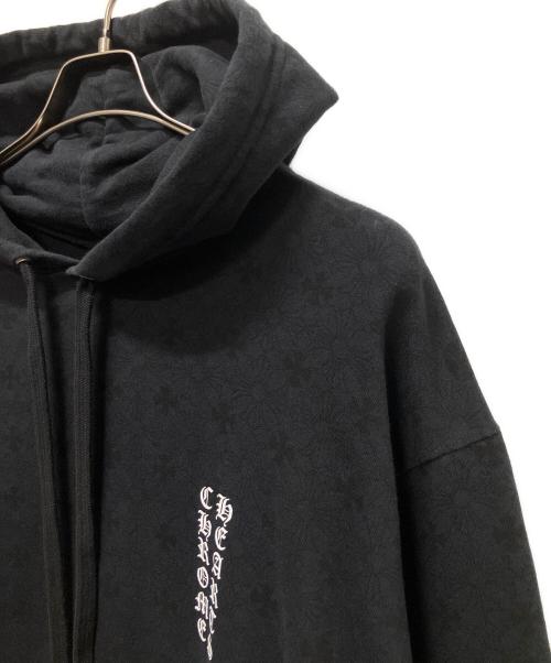 CHROME HEARTS（クロムハーツ）CHROME HEARTS (クロムハーツ) CHプラス ホースシュー モノグラム パーカー ブラック サイズ:Lの古着・服飾アイテム