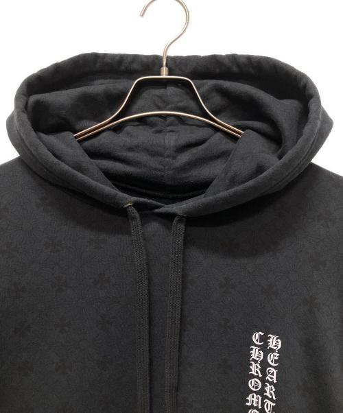 CHROME HEARTS（クロムハーツ）CHROME HEARTS (クロムハーツ) CHプラス ホースシュー モノグラム パーカー ブラック サイズ:Lの古着・服飾アイテム