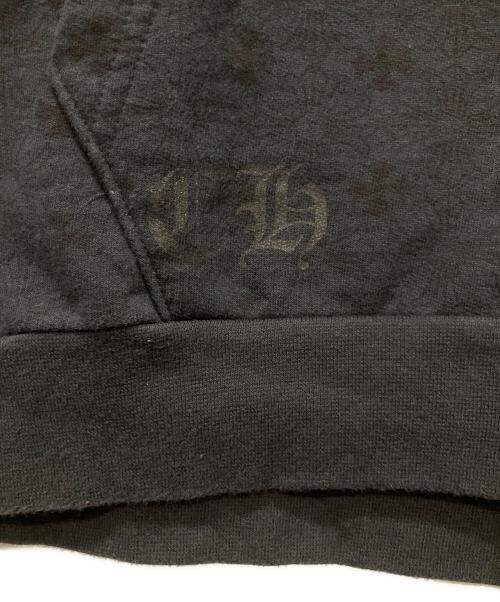 CHROME HEARTS（クロムハーツ）CHROME HEARTS (クロムハーツ) CHプラス ホースシュー モノグラム パーカー ブラック サイズ:Lの古着・服飾アイテム