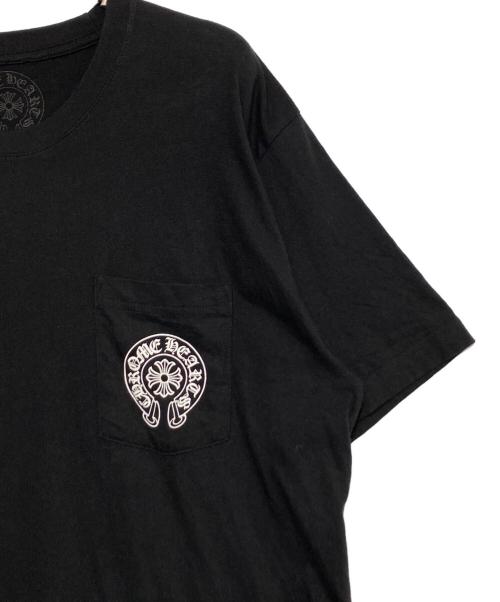 CHROME HEARTS（クロムハーツ）CHROME HEARTS (クロムハーツ) グラデーションサークルロゴTシャツ ブラック サイズ:Lの古着・服飾アイテム
