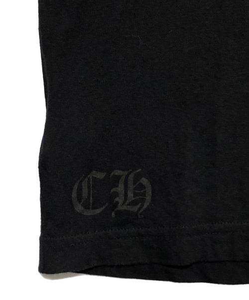CHROME HEARTS（クロムハーツ）CHROME HEARTS (クロムハーツ) グラデーションサークルロゴTシャツ ブラック サイズ:Lの古着・服飾アイテム