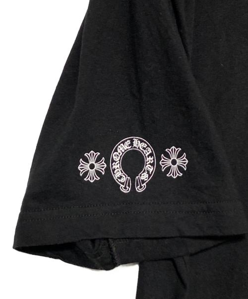 CHROME HEARTS（クロムハーツ）CHROME HEARTS (クロムハーツ) グラデーションサークルロゴTシャツ ブラック サイズ:Lの古着・服飾アイテム