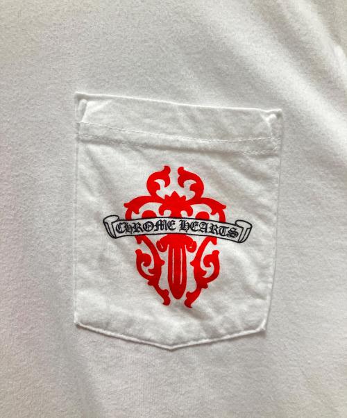 CHROME HEARTS（クロムハーツ）CHROME HEARTS (クロムハーツ) ヴァインダガーロングTシャツ ホワイト サイズ:Lの古着・服飾アイテム