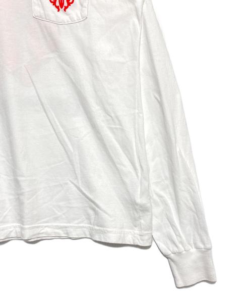 CHROME HEARTS（クロムハーツ）CHROME HEARTS (クロムハーツ) ヴァインダガーロングTシャツ ホワイト サイズ:Lの古着・服飾アイテム