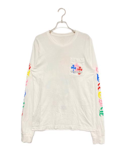 CHROME HEARTS（クロムハーツ）CHROME HEARTS (クロムハーツ) マルチセメタリーロングスリーブTシャツ ホワイト サイズ:Mの古着・服飾アイテム