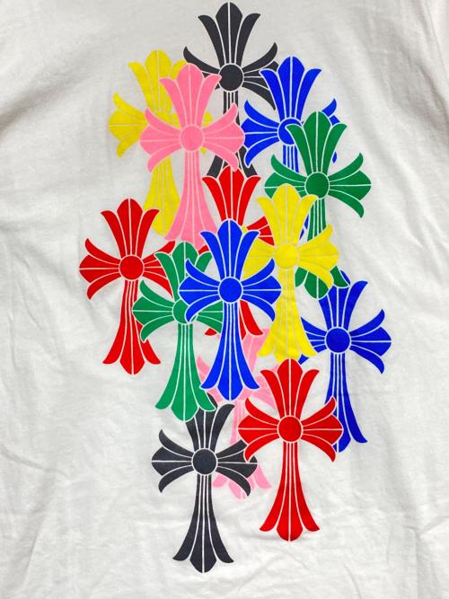CHROME HEARTS（クロムハーツ）CHROME HEARTS (クロムハーツ) マルチセメタリーロングスリーブTシャツ ホワイト サイズ:Mの古着・服飾アイテム