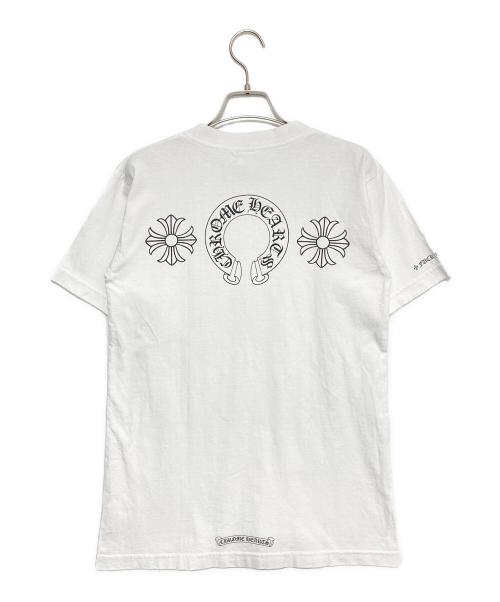 CHROME HEARTS（クロムハーツ）CHROME HEARTS (クロムハーツ) ホースシューCHプラスポケットTシャツ ホワイト サイズ:Mの古着・服飾アイテム