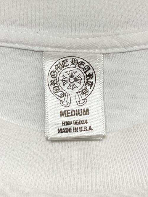 CHROME HEARTS（クロムハーツ）CHROME HEARTS (クロムハーツ) ホースシューCHプラスポケットTシャツ ホワイト サイズ:Mの古着・服飾アイテム