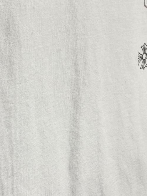 CHROME HEARTS（クロムハーツ）CHROME HEARTS (クロムハーツ) ホースシューCHプラスポケットTシャツ ホワイト サイズ:Mの古着・服飾アイテム