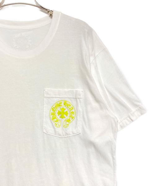 CHROME HEARTS（クロムハーツ）CHROME HEARTS (クロムハーツ) バックロゴポケットTシャツ ホワイト サイズ:Lの古着・服飾アイテム